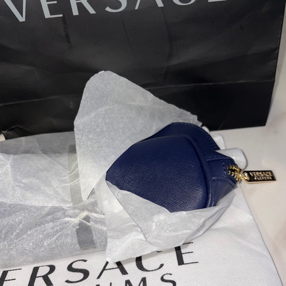 Versace Elegant Navy/Gold Women's Pouch/Clutch - Picture 10 of 11
